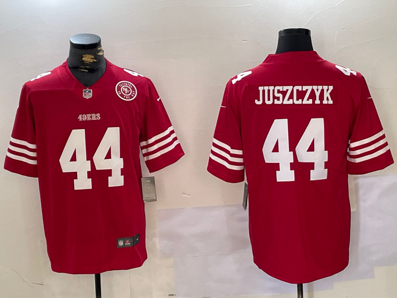 Personalized Men’s San Francisco 49ers #44 Kyle Juszczyk Red Untouchable Limited Stitched Jerseys