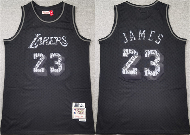 Personalized Men’s Los Angeles Lakers #23 LeBron James Black Stitched Basketball Jersey