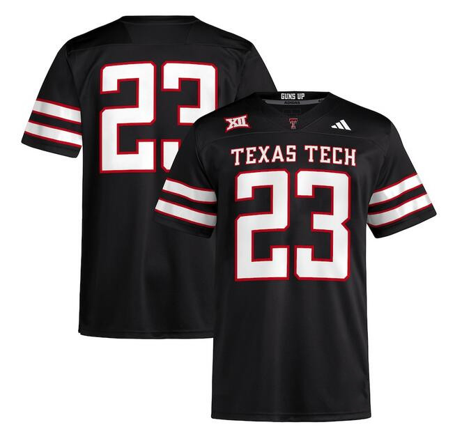 Personalized Men’s Texas Tech Red Raiders Active Player Black Alternate Stitched Jersey