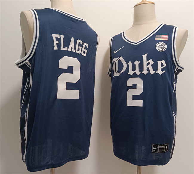 Personalized Men’s Duke Blue Devils #2 Cooper Flagg Navy Stitched Basketball Jersey