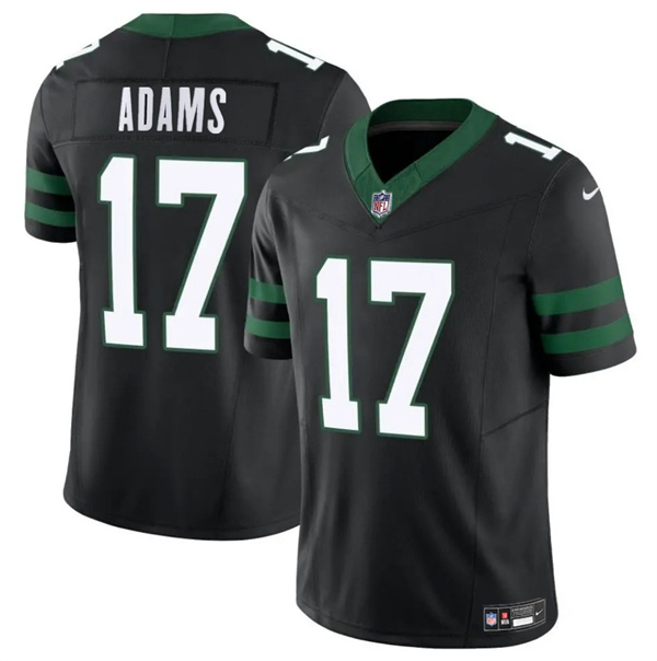 Personalized Men’s New York Jets #17 Davante Adams Black 2024 F.U.S.E Untouchable Limited Stitched Jersey