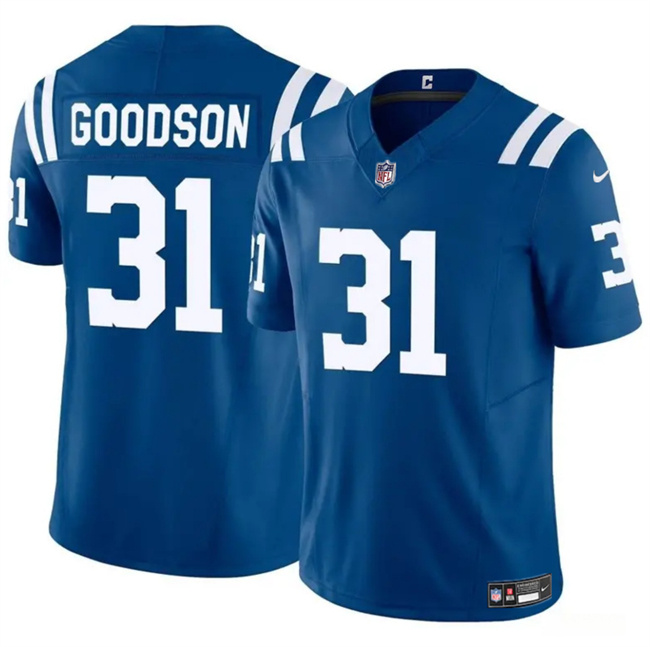 Personalized Men’s Indianapolis Colts #31 Tyler Goodson Blue 2024 F.U.S.E. Limited Stitched Football Jersey