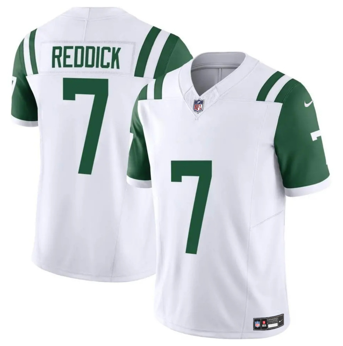 Personalized Men’s New York Jets #7 Haason Reddick White 2024 Classic Alternate F.U.S.E. Limited Stitched Football Jersey