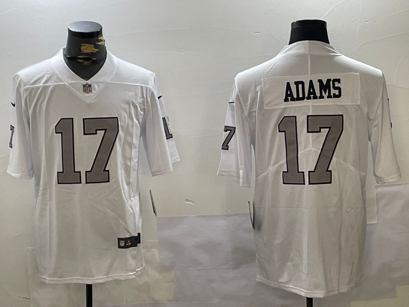 Personalized Men’s Las Vegas Raiders #17 Davante Adams white 2023 F.U.S.E Untouchable Stitched Football Jersey