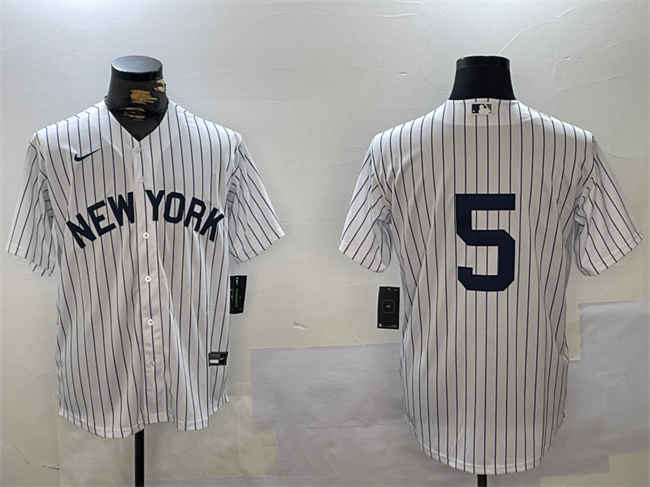 Personalized Men’s New York Yankees #5 Joe DiMaggio White Cool Base Stitched Baseball Jersey
