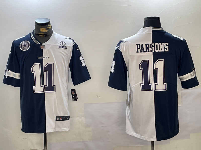 Personalized Men’s Dallas Cowboys #11 Cedrick Wilson White Navy Limited Stitched Jerseys
