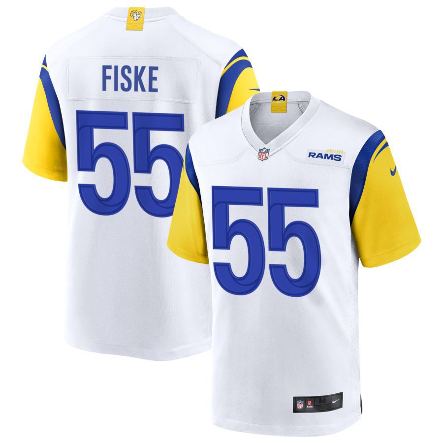 Personalized Men’s Los Angeles Rams #55 Braden fiske White untouchable limited Jersey