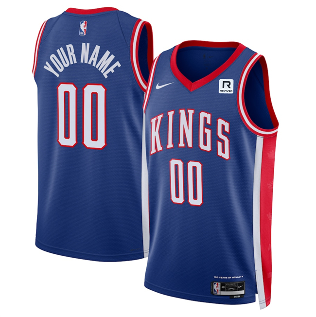 Personalized Men’s Sacramento Kings Active Player Purple 2024 25 City Edition Stitched Basketball Jersey