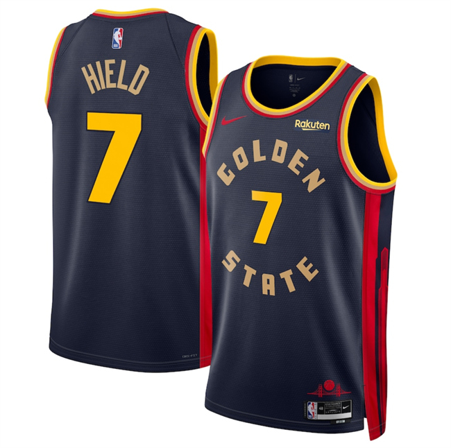 Personalized Men’s Golden State Warriors #7 Buddy Hield Navy 2024 25 City Edition Stitched Basketball Jersey