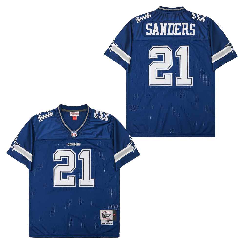 Personalized Mitchell&Ness cowboys #21 Throwback Stitched NFL Jerseys
