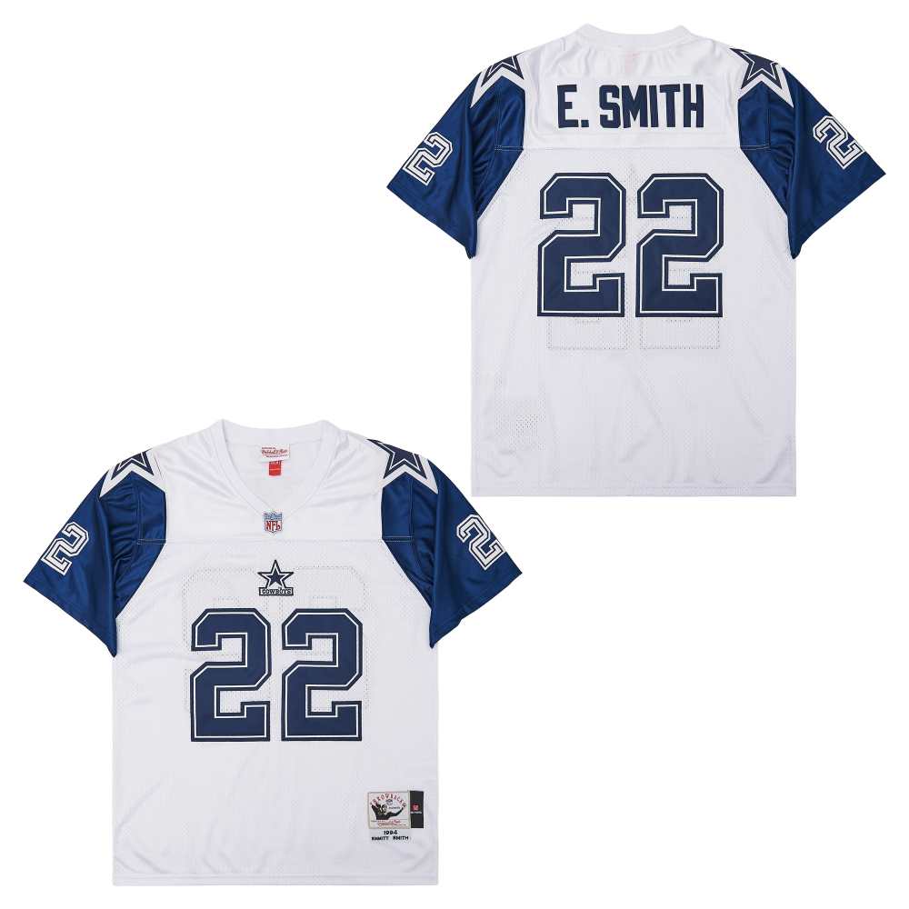Personalized Mitchell&Ness cowboys #22 Throwback Stitched NFL Jerseys