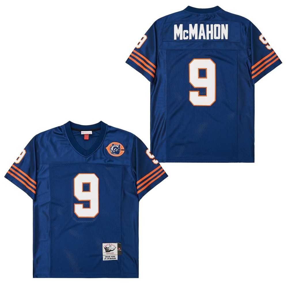 Personalized Mitchell&Ness Bears #9 Throwback Men’s Throwback Stitched NFL Jerseys