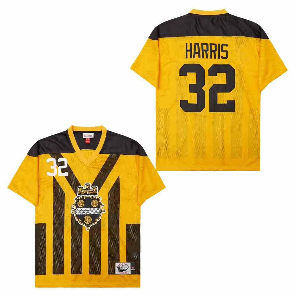 Personalized Mitchell And Ness Steelers #32 Throwback Stitched NFL Jersey