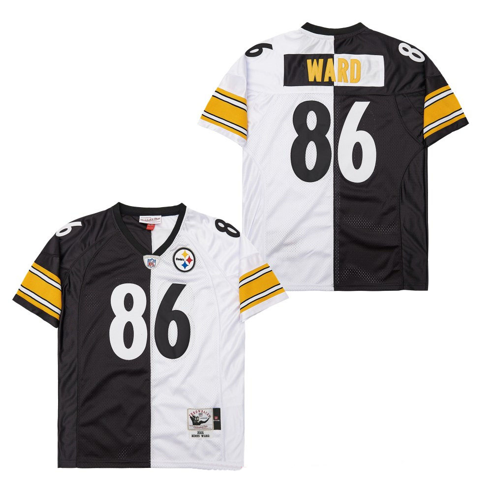 Personalized Mitchell And Ness Steelers #86 Throwback Stitched NFL Jerseys