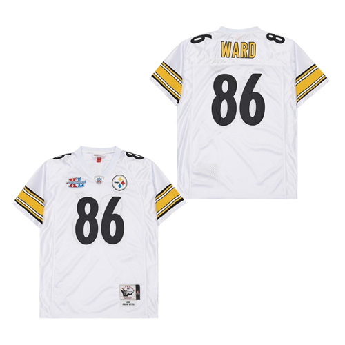 Personalized Mitchell And Ness Steelers #86 Throwback Stitched NFL Jerseys