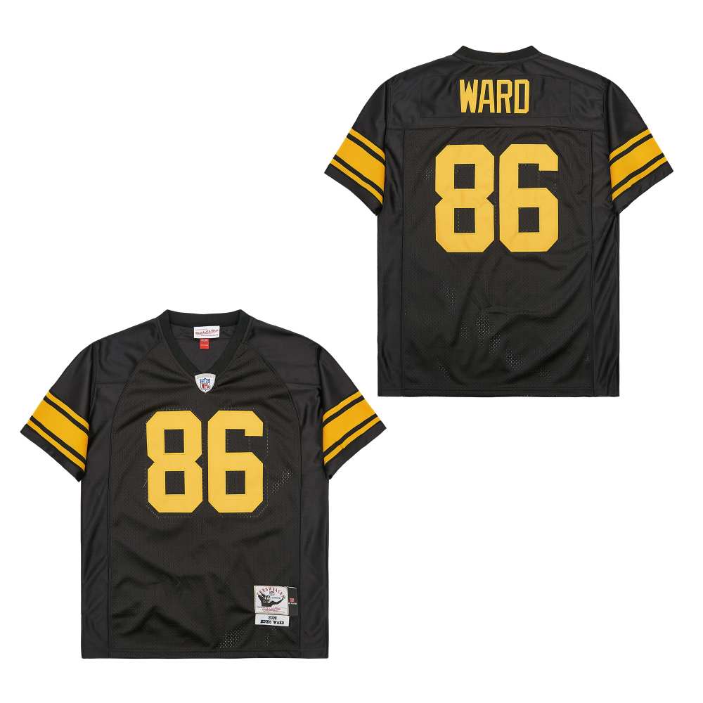 Personalized Mitchell And Ness Steelers #86 Throwback Stitched NFL Jerseys