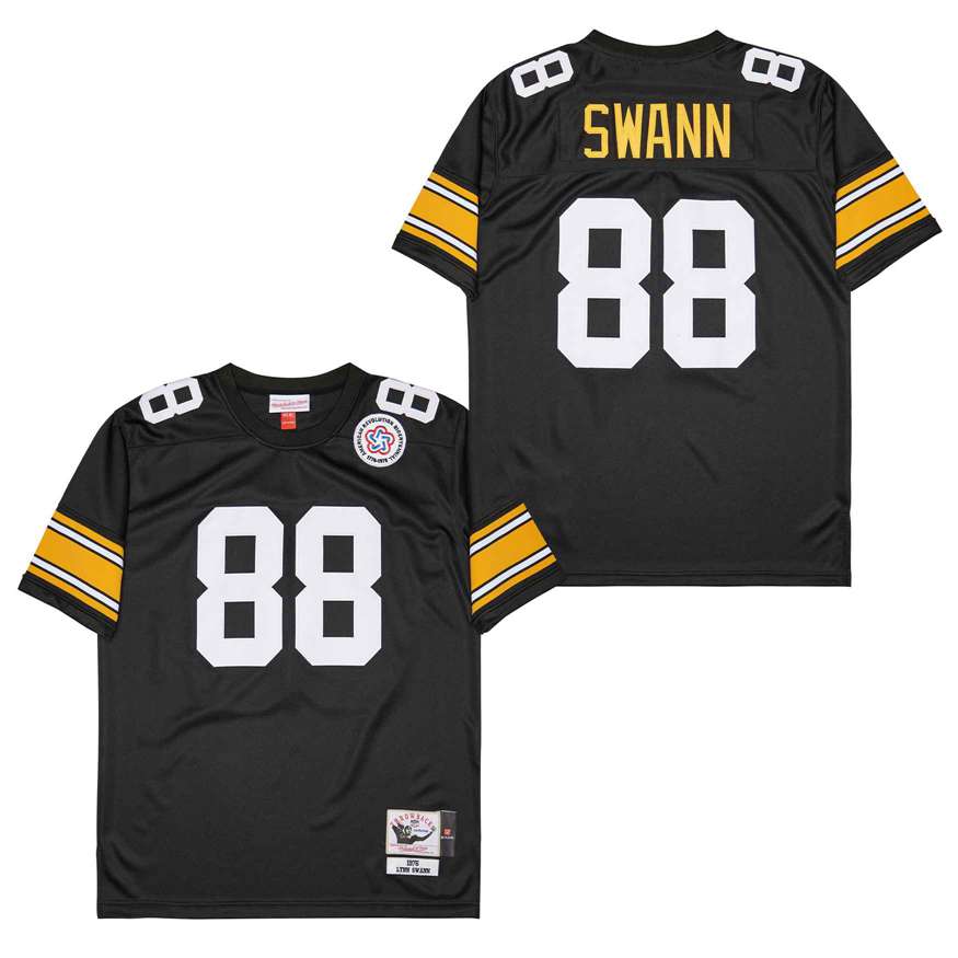 Personalized Mitchell And Ness Steelers #88 Throwback Stitched NFL Jerseys