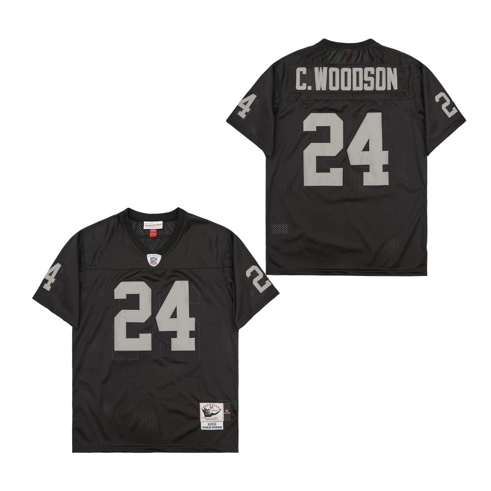 Personalized Mitchell And Ness Raiders #24 Throwback Stitched NFL Jerseys
