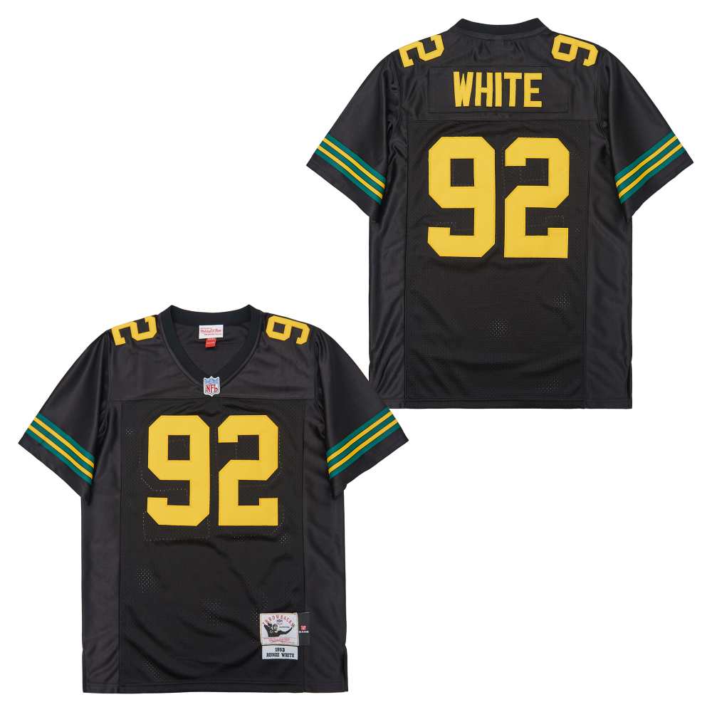 Personalized Mitchell And Ness Packers #92 Ray Nitschke Throwback Stitched NFL Jersey