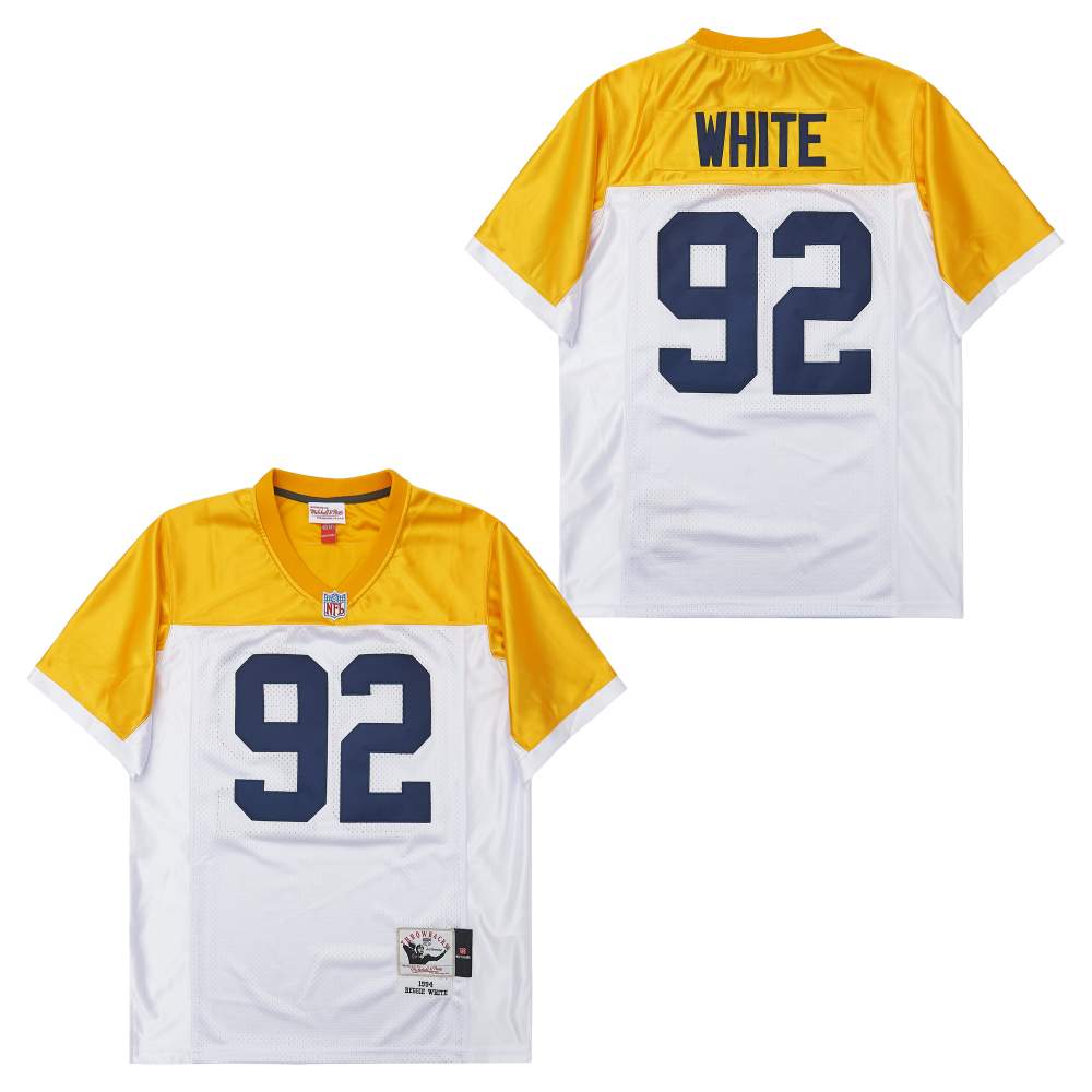 Personalized Mitchell And Ness Packers #92 Ray Nitschke Throwback Stitched NFL Jerseys