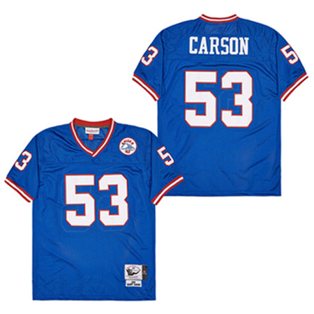Personalized Mitchell And Ness Bills #53 Throwback Stitched NFL Jerseys