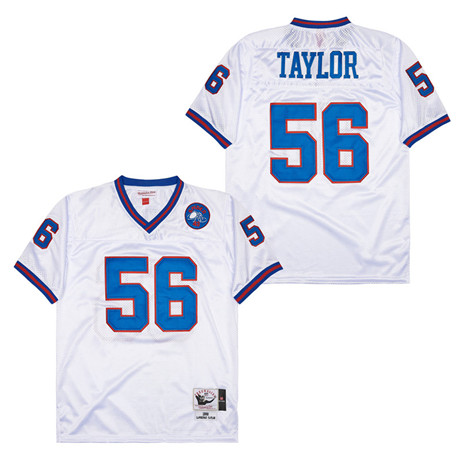 Personalized Mitchell And Ness Bills #56 Throwback Stitched NFL Jerseys