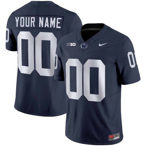 Personalized Youth Penn State Nittany Lions Navy College Football Jersey
