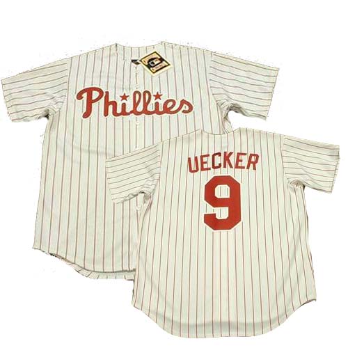 Personalized Men’s BOB UECKER Philadelphia Phillies 1966 Home Throwback Baseball Jerseys
