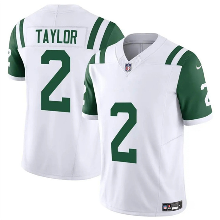 Personalized Men’s New York Jets #2 Tyrod Taylor White 2024 F.U.S.E. Classic Alternate Untouchable Limited Stitched Jersey