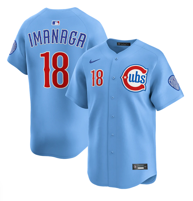 Personalized Men’s Chicago Cubs #18 Shota Imanaga Blue 2024 25 2nd Alternate Limited Stitched Baseball Jersey