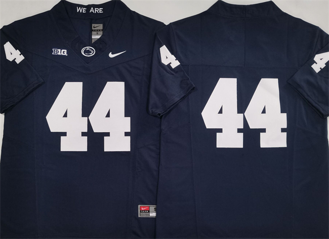 Personalized Men’s Penn State Nittany Lions #44 Davis Warren Navy 2024 F.U.S.E. No Name Stitched Jersey
