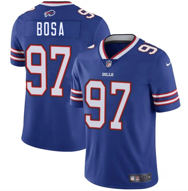 Personalized Youth Buffalo Bills #97 Joey Bosa Blue Untouchable Limited Stitched Jersey