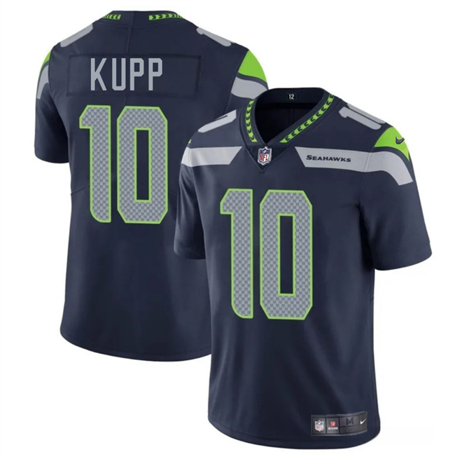 Personalized Men’s Seattle Seahawks #10 Cooper Kupp Navy 2024 Limited Stitched Football Jersey