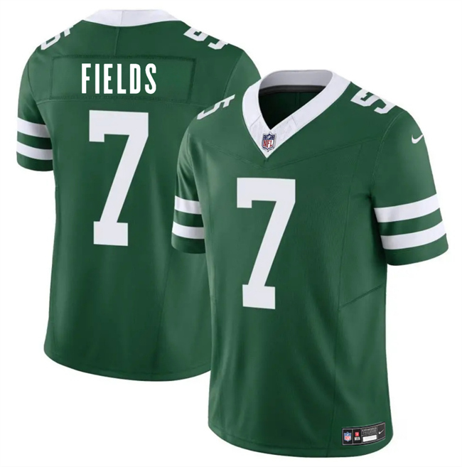 Personalized Men’s New York Jets #7 Justin Fields Green 2025 F.U.S.E. Untouchable Limited Stitched Jersey