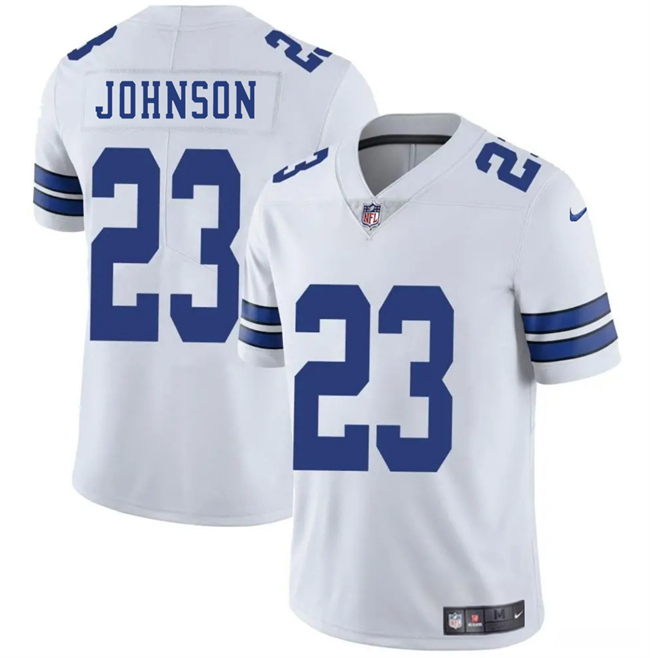 Personalized Men’s Dallas Cowboys #23 Buddy Johnson White 2025 Untouchable Limited Stitched Football Jersey