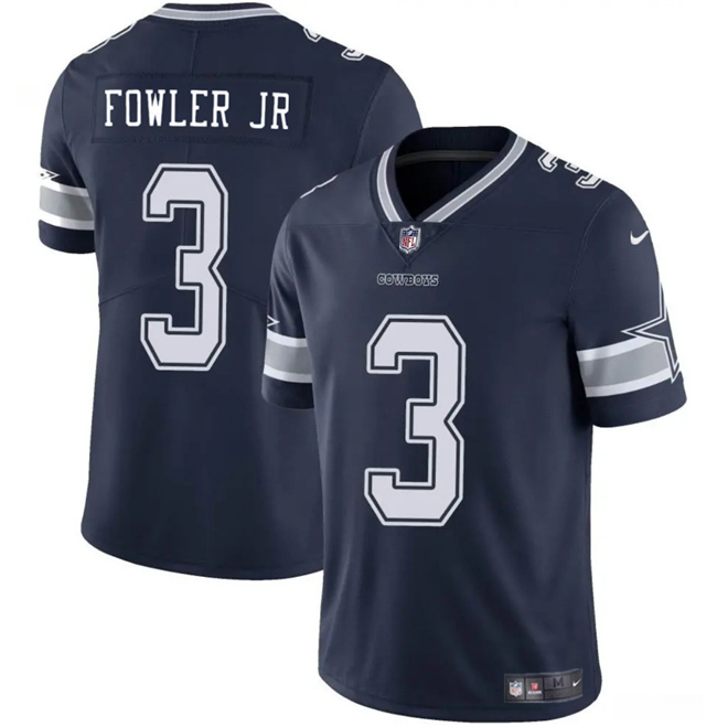 Personalized Men’s Dallas Cowboys #3 Dante Fowler JR Navy Blue 2025 Untouchable Limited Stitched Football Jersey