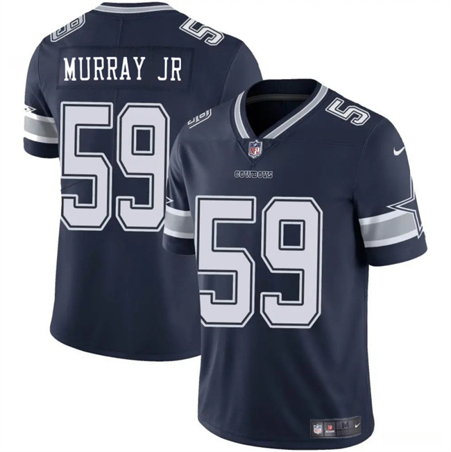 Personalized Men’s Dallas Cowboys #59 Kenneth Murray JR Navy Blue 2025 Untouchable Limited Stitched Football Jersey