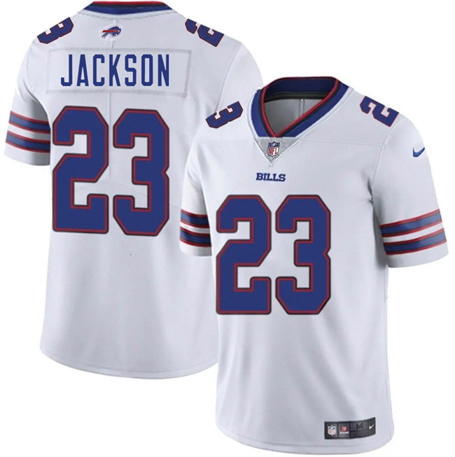 Personalized Men’s Buffalo Bills #23 Dane Jackson White 2025 Untouchable Limited Stitched Football Jersey