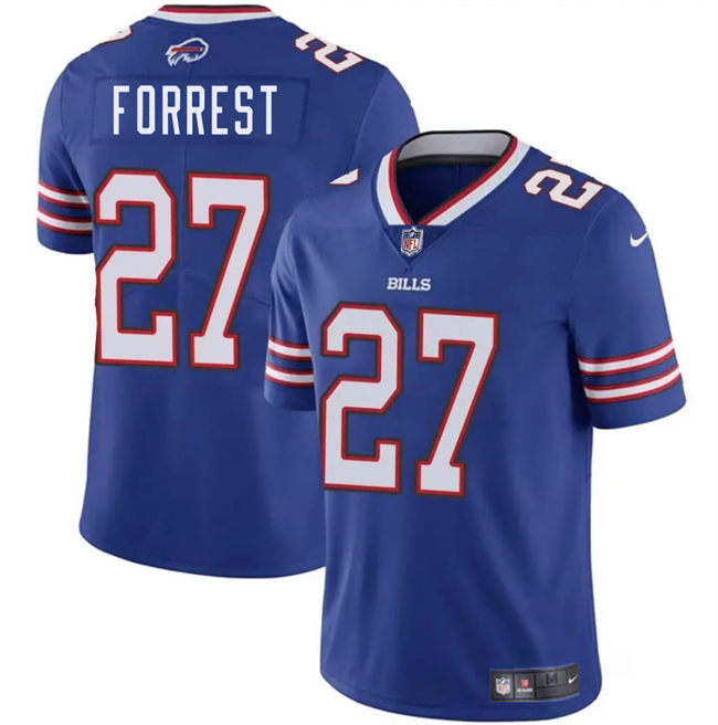 Personalized Men’s Buffalo Bills #27 Darrick Forrest Blue 2025 Untouchable Limited Stitched Football Jersey
