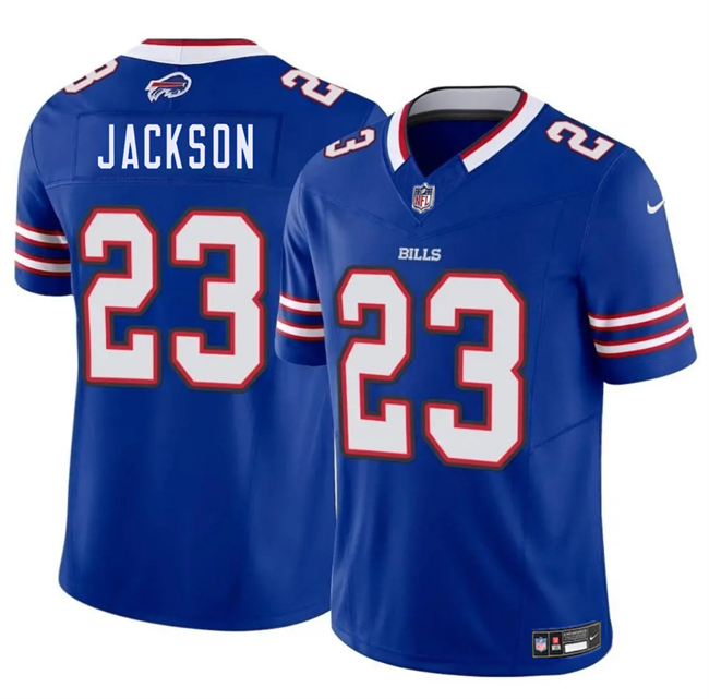 Personalized Men’s Buffalo Bills #23 Dane Jackson Blue 2025 F.U.S.E. Untouchable Limited Stitched Football Jersey