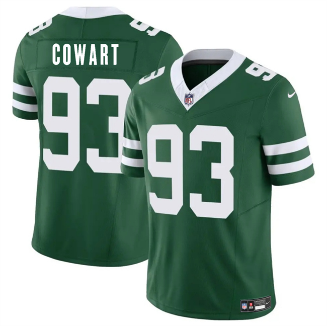 Personalized Men’s New York Jets #93 Byron Cowart Green 2025 F.U.S.E. Untouchable Limited Stitched Jersey