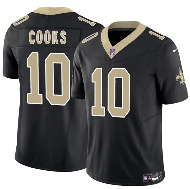 Personalized Men’s New Orleans Saints #10 Brandin Cooks Black F.U.S.E Limited Stitched Football Jersey
