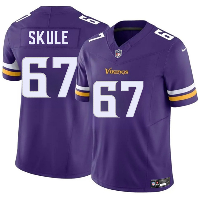 Personalized Men’s Minnesota Vikings #67 Justin Skule Purple 2025 F.U.S.E. Untouchable Limited Stitched Jersey