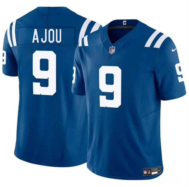 Personalized Men’s Indianapolis Colts #9 Ajou Ajou Blue 2025 F.U.S.E. Limited Stitched Football Jersey