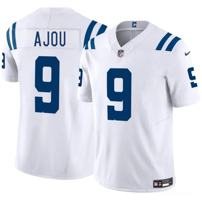 Personalized Men’s Indianapolis Colts #9 Ajou Ajou White 2025 F.U.S.E. Limited Stitched Football Jersey