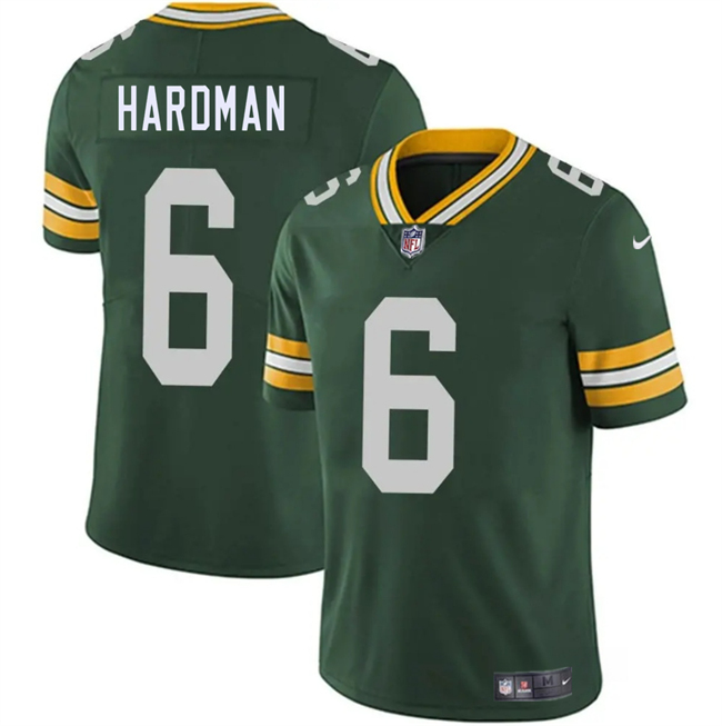 Personalized Men’s Green Bay Packers #6 Mecole Hardman Green 2025 Untouchable Limited Stitched Jersey