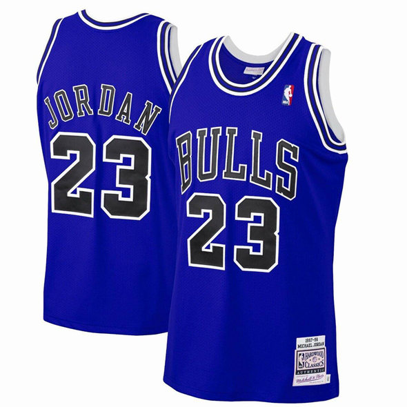 Personalized Men’s Chicago Bulls #23 Michael Jordan Royal Stitched Basketball Jersey