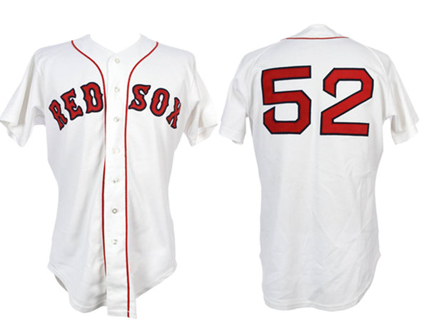 Personalized Men’s Boston Red Sox #52 Jim Rice White 1984 Home Stitched Baseball Jersey