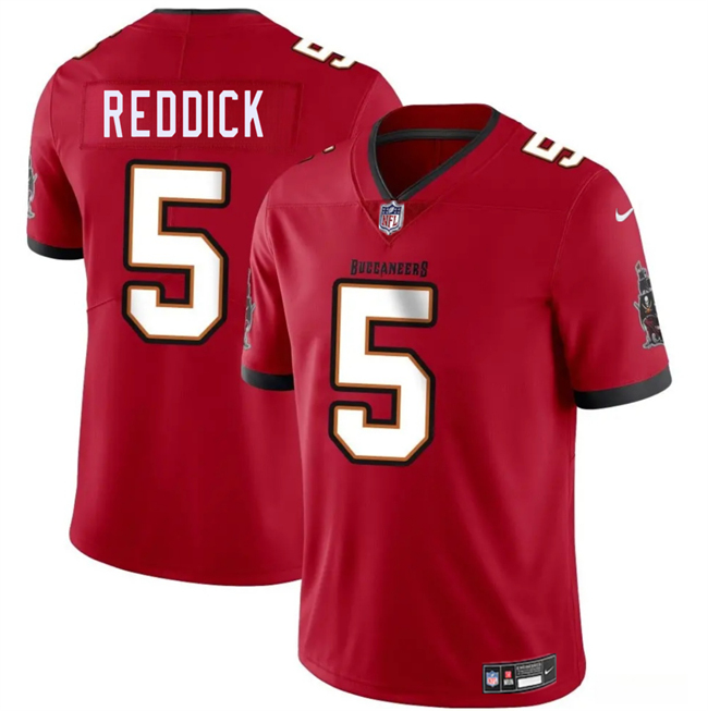 Personalized Men’s Tampa Bay Buccaneers #5 Haason Reddick Red Limited Stitched Jersey