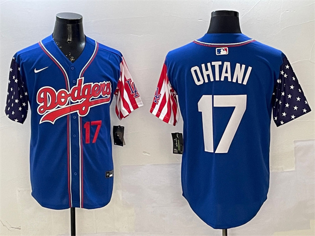 Personalized Men’s Los Angeles Dodgers #17 Shohei Ohtani Royal Limited Stitched Baseball Jersey